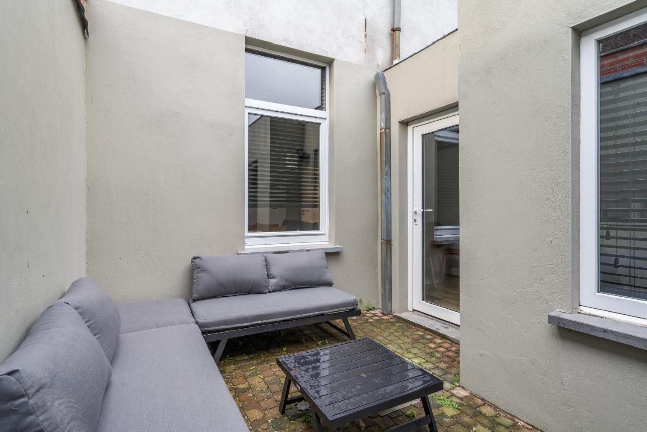 Cosy, Furnished & Renovated Flat With Outside Lounge Apartment Ghent Exterior photo